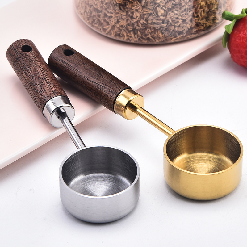 Sugar Scrub Coffee - 15 ml roestvrijstalen maatlepel eetlepel koffieschep