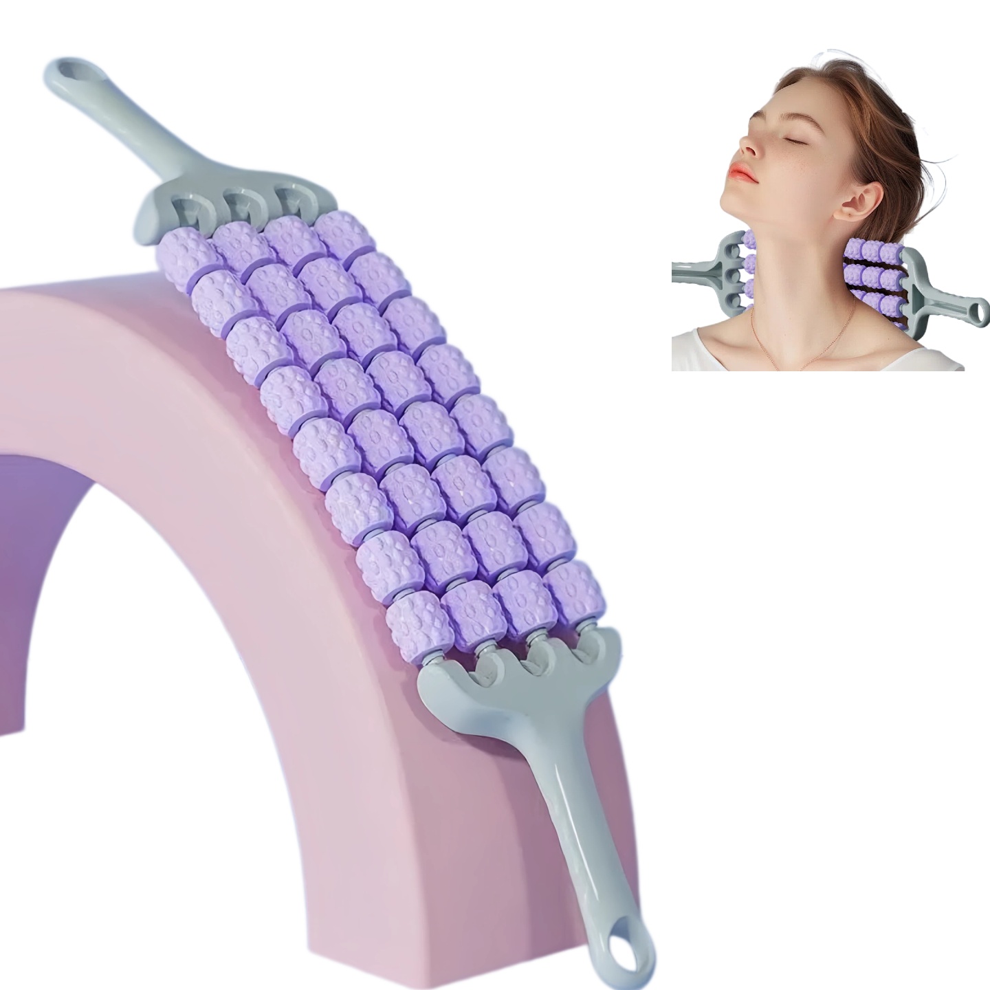 Spa And Wellness - 3/4-rijige Rollers Massager Handheld Roller Stick