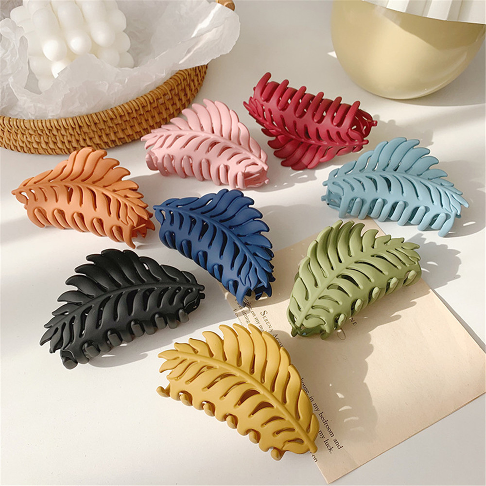 Hair Spa Wellness - Effen Kleur Klauw Clip Grote Barrette
