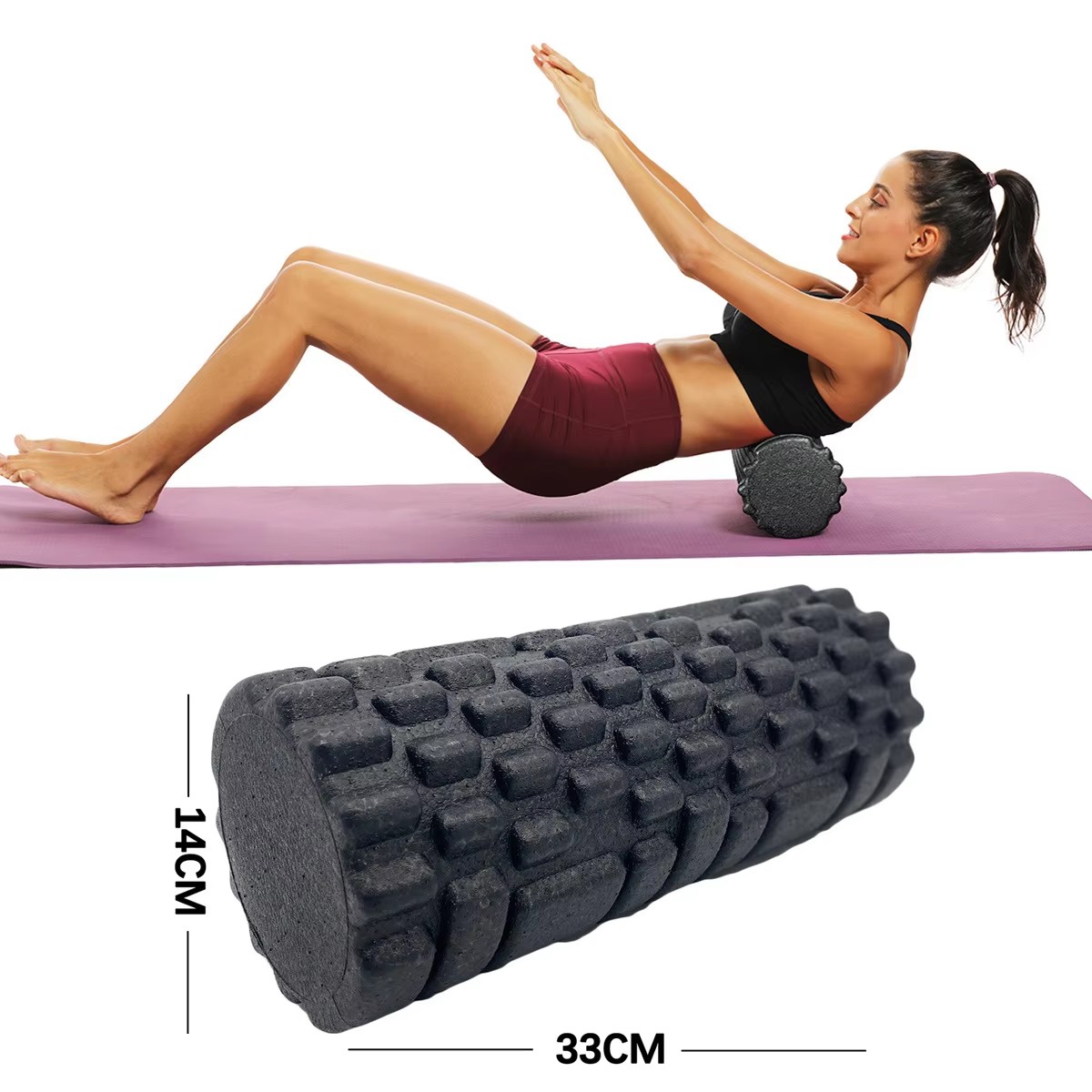 Spa And Wellness - 30/33 cm Fitness Foam Roller Yoga