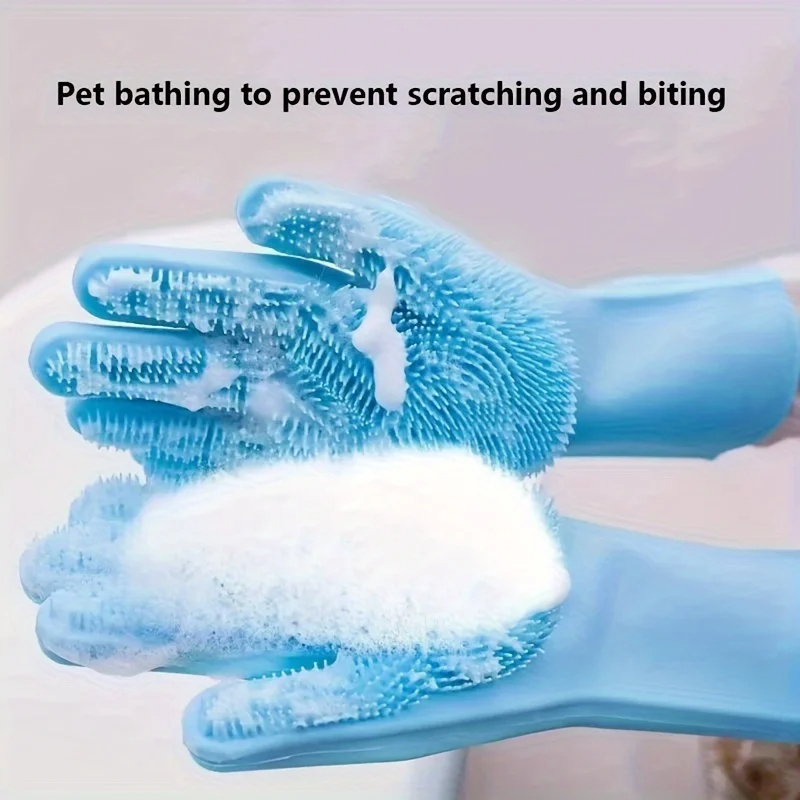 Hair Spa Wellness - Multifunctionele siliconen verzorgingshandschoenen voor huisdieren, borstel
