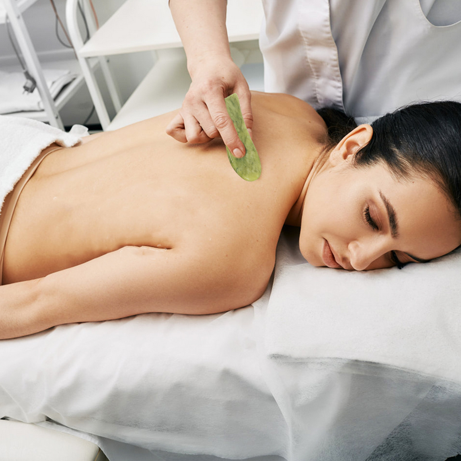 2 stuks natuurlijke jade Gua S - Spa And Wellness recensie en prijs