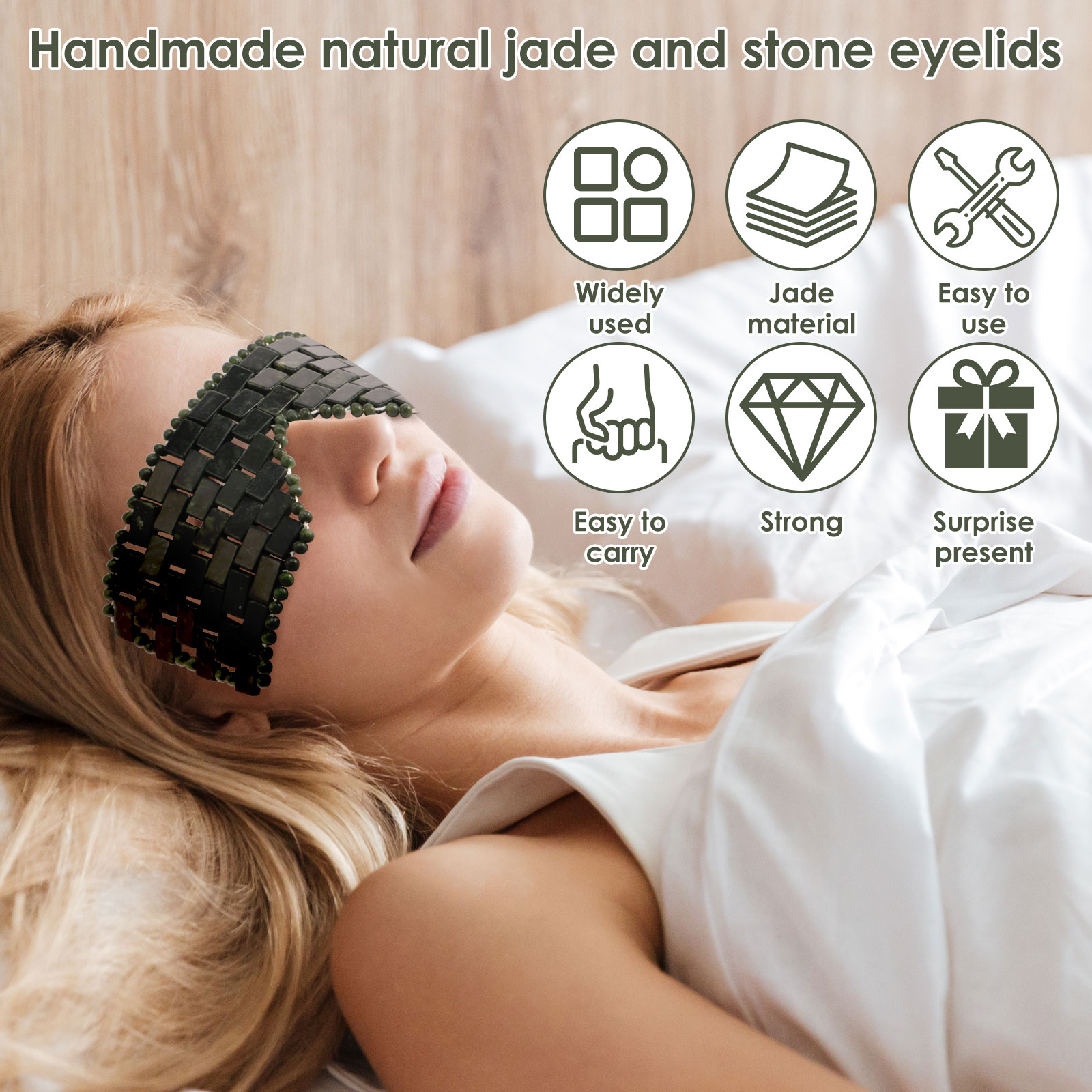 Jade Oogmasker Draagbare Jade  - Spa And Wellness recensie en prijs